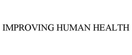 IMPROVING HUMAN HEALTH trademark