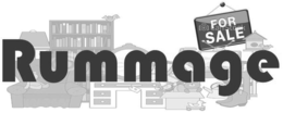 RUMMAGE FOR SALE CAN STOCK trademark