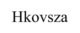 HKOVSZA trademark