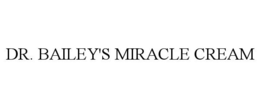 DR. BAILEY'S MIRACLE CREAM trademark