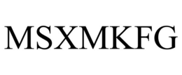 MSXMKFG trademark