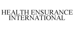HEALTH ENSURANCE INTERNATIONAL trademark