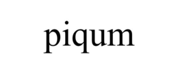 PIQUM trademark