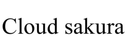 CLOUD SAKURA trademark