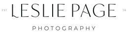 LESLIE PAGE PHOTOGRAPHY EST '16 trademark