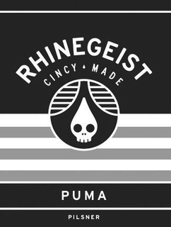 RHINEGEIST CINCY · MADE PUMA PILSNER trademark