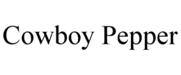 COWBOY PEPPER trademark
