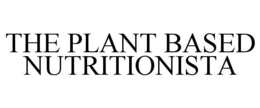 THE PLANT BASED NUTRITIONISTA trademark