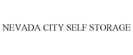 NEVADA CITY SELF STORAGE trademark