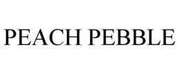 PEACH PEBBLE trademark
