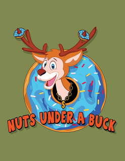 $ NUTS UNDER A BUCK trademark