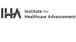 IHA INSTITUTE FOR HEALTHCARE ADVANCEMENT trademark