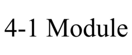 4-1 MODULE trademark