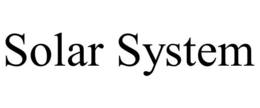 SOLAR SYSTEM trademark