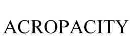 ACROPACITY trademark