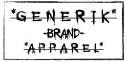 GENERIK BRAND APPAREL trademark