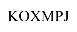 KOXMPJ trademark