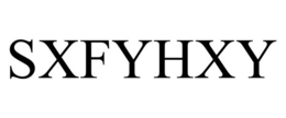 SXFYHXY trademark