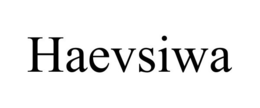 HAEVSIWA trademark