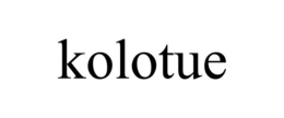 KOLOTUE trademark