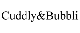 CUDDLY&BUBBLI trademark