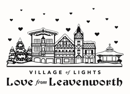 VILLAGE OF LIGHTS LOVE FROM LEAVENWORTH trademark