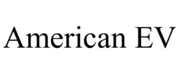 AMERICAN EV trademark