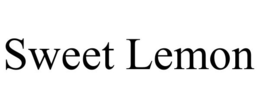 SWEET LEMON trademark