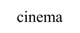 CINEMA trademark