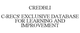 CREDBLI C-RECS' EXCLUSIVE DATABASE FOR LEARNING AND IMPROVEMENT trademark