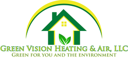 GREEN VISION HEATING & AIR, LLC GREEN FOR YOU AND THE ENVIRONMENT trademark