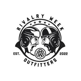 RIVALRY WEEK EST. RW 2022 OUTFITTERS trademark