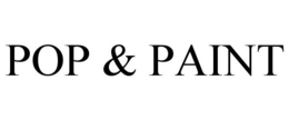 POP & PAINT trademark