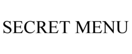 SECRET MENU trademark