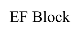 EF BLOCK trademark