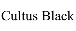 CULTUS BLACK trademark