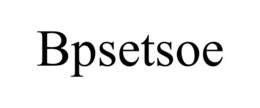 BPSETSOE trademark