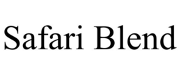SAFARI BLEND trademark