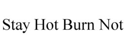STAY HOT BURN NOT trademark