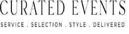 CURATED EVENTS SERVICE . SELECTION . STYLE . DELIVERED trademark