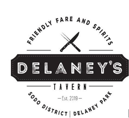 DELANEY'S TAVERN FRIENDLY FARE AND SPIRITS EST. 2019 SODO DISTRICT DELANEY PARK trademark