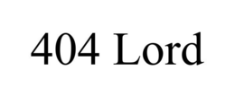 404 LORD trademark