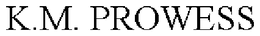K.M. PROWESS trademark