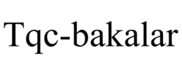 TQC-BAKALAR trademark