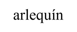 ARLEQUÍN trademark