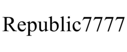 REPUBLIC7777 trademark