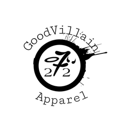 GOODVILLAIN 722 APPAREL trademark
