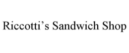 RICCOTTI'S SANDWICH SHOP trademark