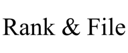 RANK & FILE trademark