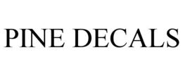 PINE DECALS trademark